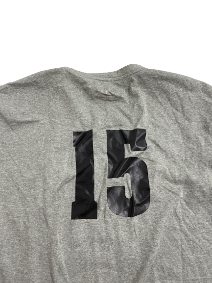 Jade Demps Wisconsin Volleyball Team-Issued Practice Shirt With 
