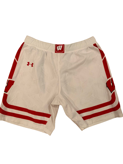 Nate Reuvers Wisconsin Basketball 2020-2021 Game Worn Uniform Set - Photo Matched