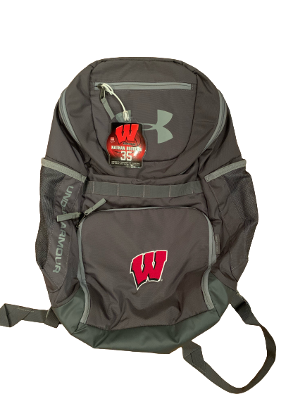 Nate Reuvers Wisconsin Basketball Team Exclusive Backpack