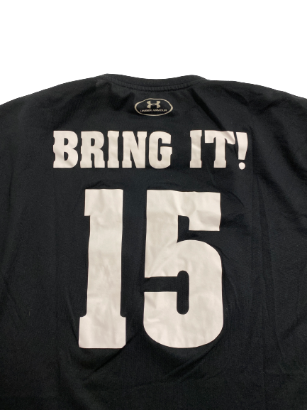 Jade Demps Wisconsin Volleyball Team-Issued Practice Shirt With 