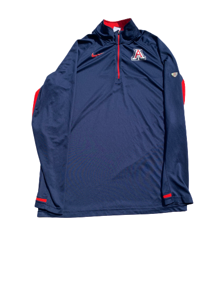Nick Johnson Arizona Nike 1/4 Zip-Up Jacket (Size XL)