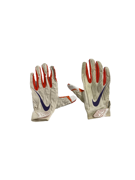 James Skalski Clemson Football Team-Exclusive Gloves (Size XXL)