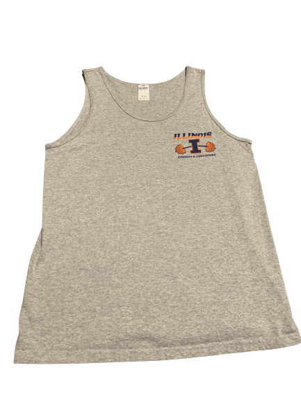 Dawson DeGroot Illinois Football Strength & Conditioning Workout Tank (Size M)