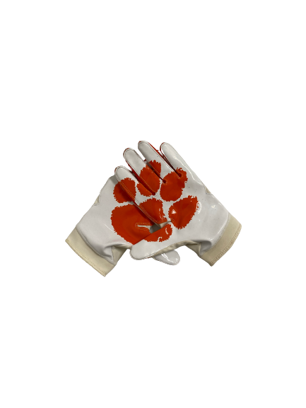 James Skalski Clemson Football Team-Exclusive Gloves (Size XXL)