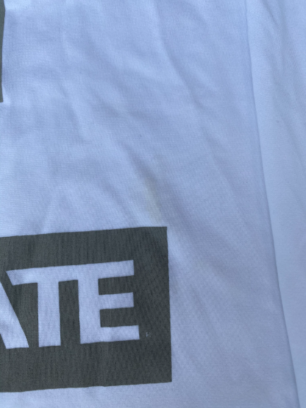 Kuba Karwowski Utah State Basketball Team Issued Long Sleeve Workout Shirt (Size 2XL)