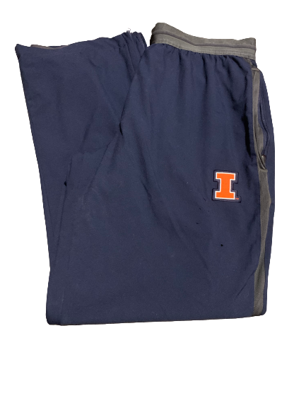 Dawson DeGroot Illinois Football Team Issued Sweatpants (Size L)