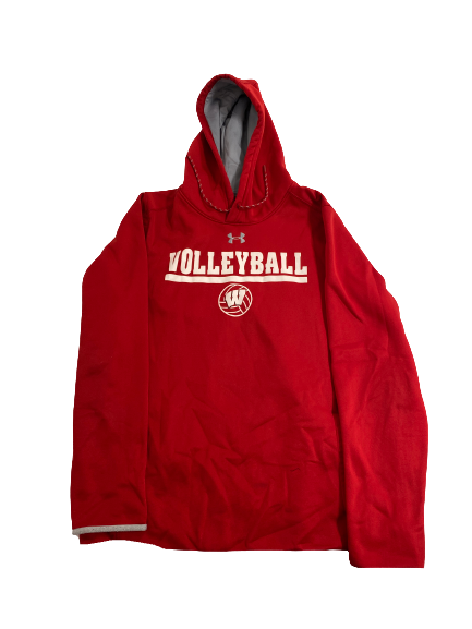 Jade Demps Wisconsin Volleyball Team-Issued Sweatshirt (Size L)