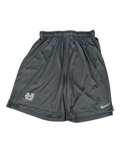 Kuba Karwowski Utah State Basketball Team Issued Workout Shorts (Size 2XL)