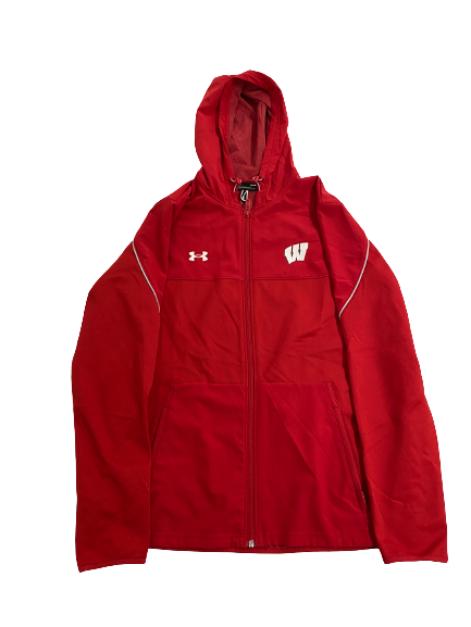 Jade Demps Wisconsin Volleyball Team-Issued Zip-Up Jacket (Size L)