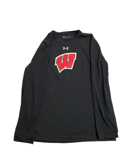 Jade Demps Wisconsin Volleyball Team-Issued Long Sleeve Practice Shirt With 