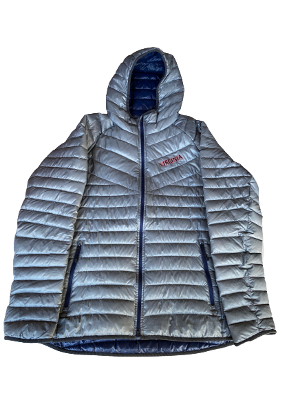 Jay Huff Virginia Basketball Team Exclusive Winter Coat (Size XL)