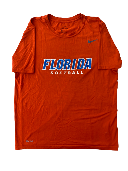 Kendyl Lindaman Florida Softball Team Issued Workout Shirt (Size L)