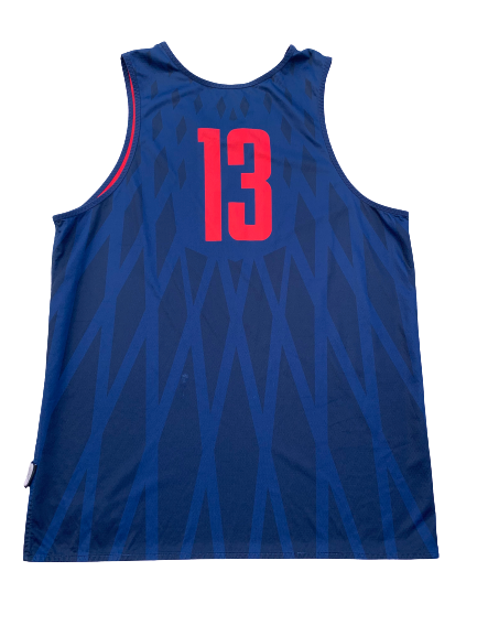 Nick Johnson Arizona Basketball Reversible Practice Jersey (Size XL)