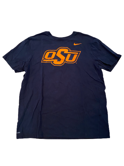 Garrett McCain Oklahoma State Baseball Team Issued T-Shirt (Size XL)