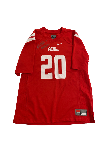 Shea Patterson Ole Miss Football Signed Replica Jersey