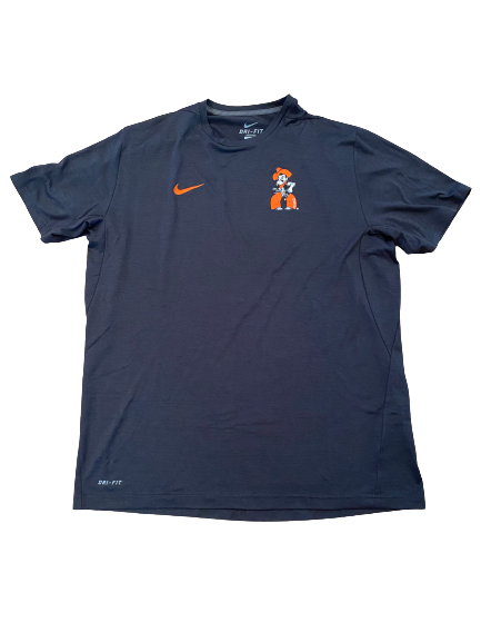 Garrett McCain Oklahoma State Baseball Team Issued Workout Shirt (Size XL)