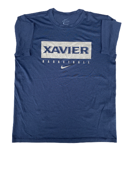 Naji Marshall Xavier Team Issued Workout Shirt (Size L)