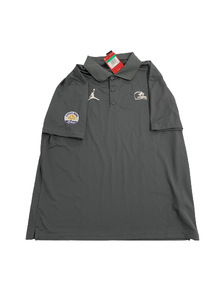 Shea Patterson Michigan Football Player-Exclusive Citrus Bowl Polo Shirt (Size XL)