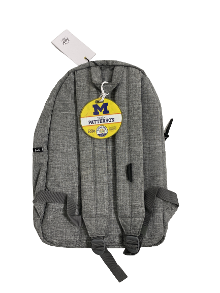Shea Patterson Michigan Football Player-Exclusive Citrus Bowl Backpack With Player Tag