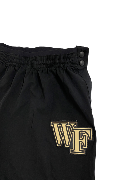 Isaiah Mucius Wake Forest Basketball Warm-Up Snap Button Sweatpants (Size LT)
