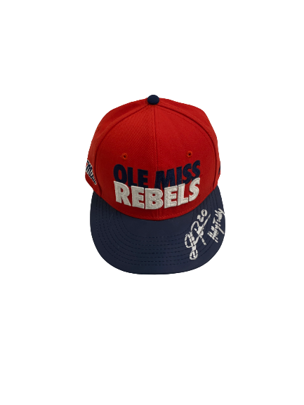 Shea Patterson Ole Miss Football Signed Adjustable Hat