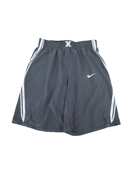 Zach Hankins Xavier Basketball 2018-2019 Game Worn Shorts (Size 40) - Photo Matched