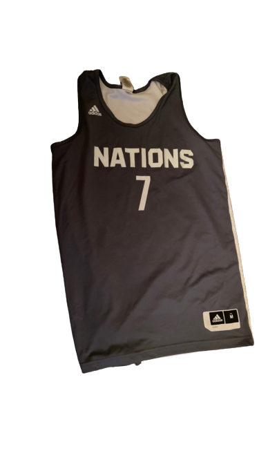 Jaylen Hands Player Exclusive 2016 Adidas Nations Basketball Camp Reversible Jersey (Size M)