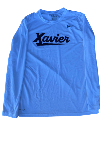 Naji Marshall Xavier Team Issued Long Sleeve Shirt (Size L)