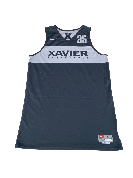 Zach Hankins Xavier Basketball Practice Worn Reversible Jersey (Size L)
