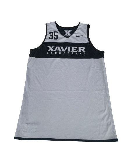 Zach Hankins Xavier Basketball Practice Worn Reversible Jersey (Size L)