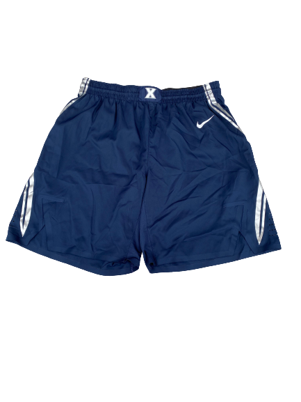 Zach Hankins Xavier Basketball 2018-2019 Game Worn Shorts (Size 44) - Photo Matched
