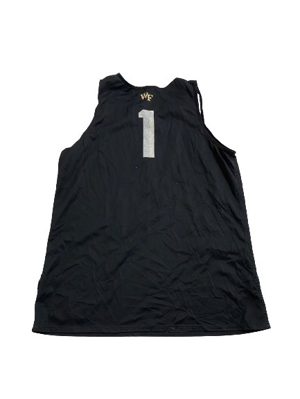 Isaiah Mucius Wake Forest Basketball Team Exclusive Reversible Practice Jersey (Size L Length +2)