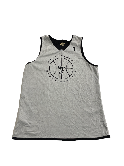 Isaiah Mucius Wake Forest Basketball Team Exclusive Reversible Practice Jersey (Size L Length +2)