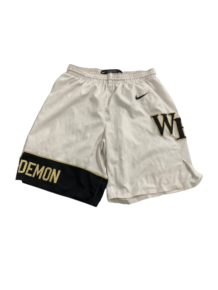 Isaiah Mucius Wake Forest Basketball 2021-2022 Season Game Worn Shorts (Size 38)