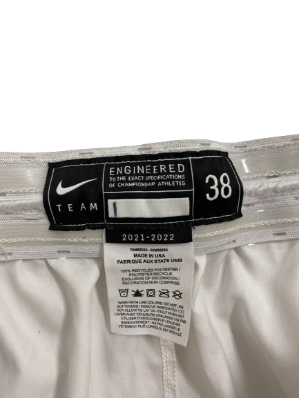 Isaiah Mucius Wake Forest Basketball 2021-2022 Season Game Worn Shorts (Size 38)