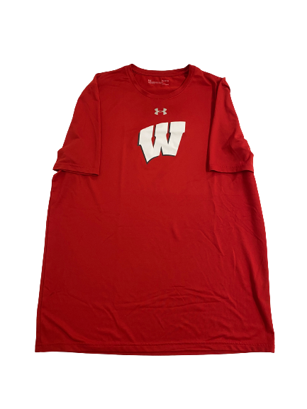 Shanel Bramschreiber Wisconsin Volleyball Team-Issued Practice Shirt With 