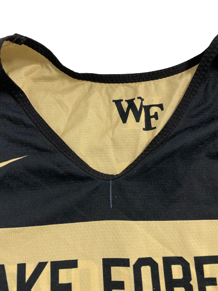 Isaiah Mucius Wake Forest Basketball Team Exclusive Reversible Practice Jersey (Size L Length +2)