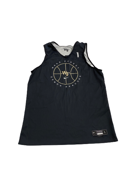 Isaiah Mucius Wake Forest Basketball Team Exclusive Reversible Practice Jersey (Size L Length +2)