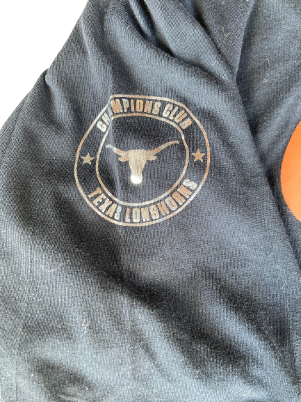 Kai Jarmon Texas Football Team Issued Short Sleeve Hoodie (Size L)