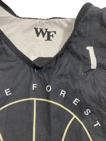 Isaiah Mucius Wake Forest Basketball Team Exclusive Reversible Practice Jersey (Size L Length +2)