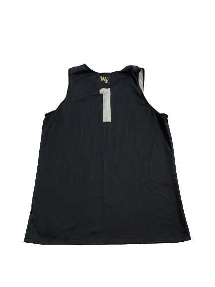 Isaiah Mucius Wake Forest Basketball Team Exclusive Reversible Practice Jersey (Size L Length +2)