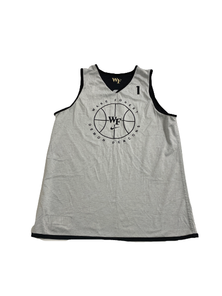 Isaiah Mucius Wake Forest Basketball Team Exclusive Reversible Practice Jersey (Size L Length +2)