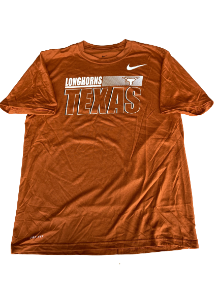 Kai Jarmon Texas Football Team Issued Workout Shirt (Size L)
