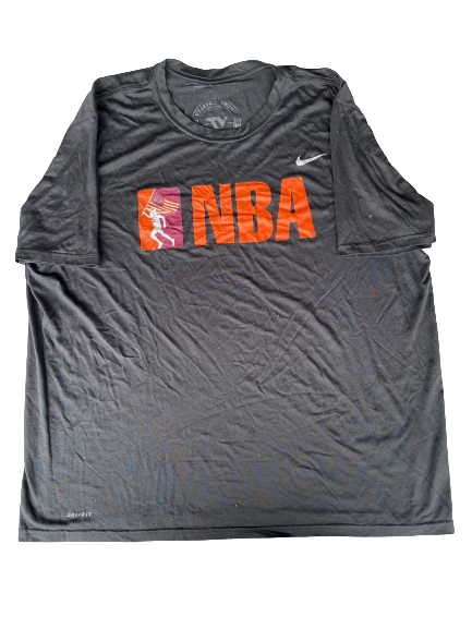 Christian Darrisaw Virginia Tech Football Team Exclusive Workout Shirt (Size 3XL)