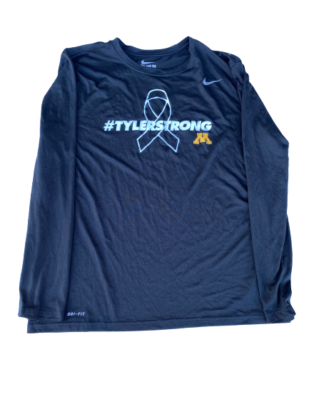 Michael Hurt Minnesota Nike Long Sleeve Shirt (Size XL)