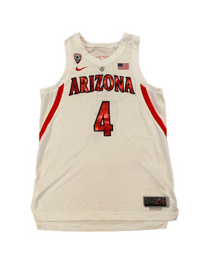 Chase Jeter Arizona Basketball 2018-2019 Season Signed Game-Worn Jersey (Size 48 Length +4)