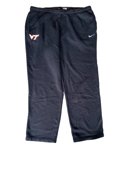 Christian Darrisaw Virginia Tech Football Team Issued Sweatpants WITH PLAYER TAG (Size 3XL)