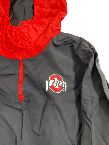Gabby Gonzales Ohio State Volleyball Team-Issued Quarter-Zip Jacket (Size XL)