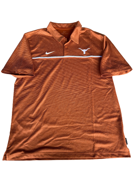 Kai Jarmon Texas Football Team Issued Polo (Size L)