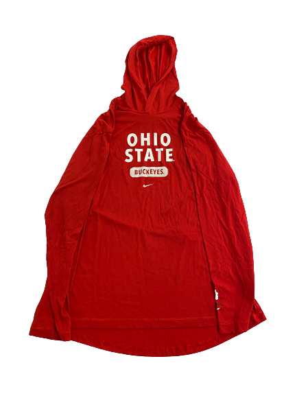 Gabby Gonzales Ohio State Volleyball Team-Issued Performance Hoodie (Size XL)